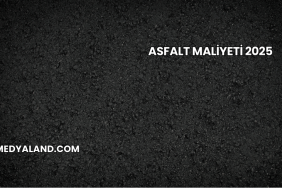 Asfalt Maliyeti 2025