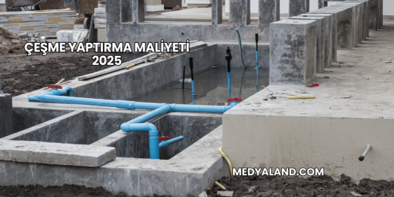 Çeşme Yaptırma Maliyeti 2025