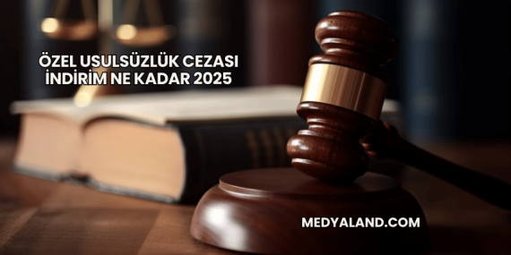 Özel Usulsüzlük Cezası İndirim Ne Kadar 2025
