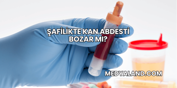 Şafilikte Kan Abdesti Bozar mı?