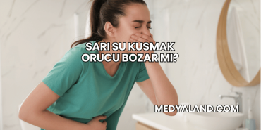 Sarı Su Kusmak Orucu Bozar mı?