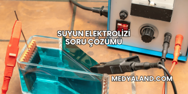 Suyun Elektrolizi Soru Çözümü