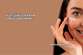 Yüze Sürülen Krem Orucu Bozar mı?