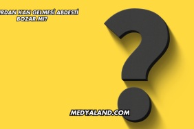 Basurdan Kan Gelmesi Abdesti Bozar mı?