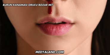 Burun Kanaması Orucu Bozar mı?
