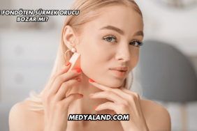 Yüze Fondöten Sürmek Orucu Bozar mı?