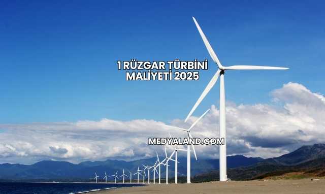 1 Rüzgar Türbini Maliyeti 2025