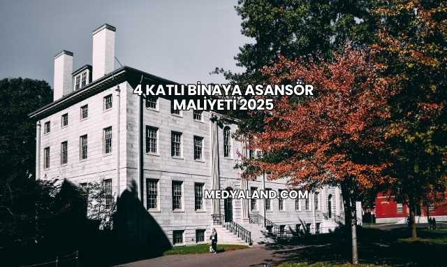4 Katlı Binaya Asansör Maliyeti 2025