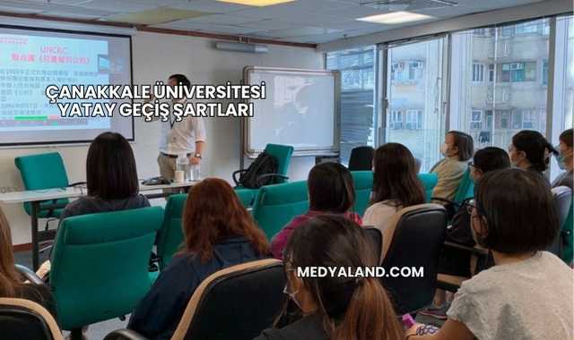 Çanakkale Üniversitesi Yatay Geçiş Şartları