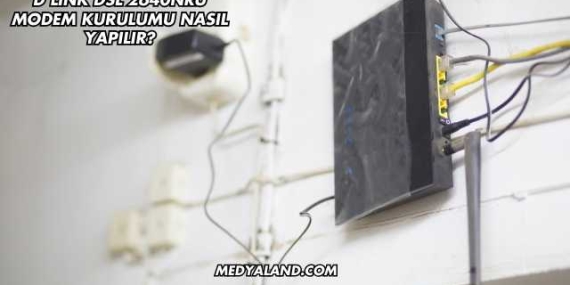 D Link Dsl 2640NRU Modem Kurulumu Nasıl Yapılır?