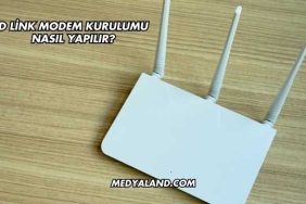 D Link Modem Kurulumu Nasıl Yapılır?