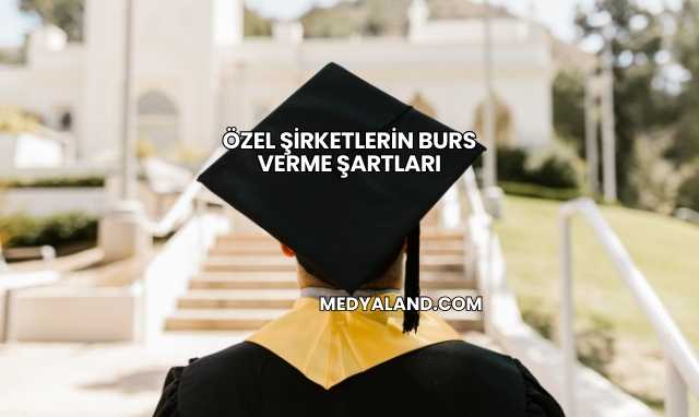 Özel Şirketlerin Burs Verme Şartları