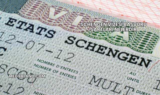 Schengen Vizesi Başvuru Şartları Nelerdir