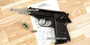 Silah Alma Şartları Nelerdir