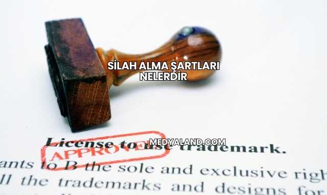 Silah Alma Şartları Nelerdir