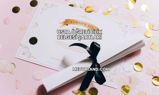Usta Öğreticilik Belgesi Şartları