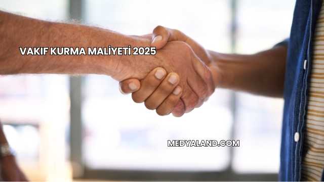 Vakıf Kurma Maliyeti 2025