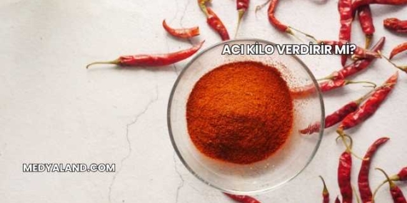 Acı Kilo Verdirir mi?