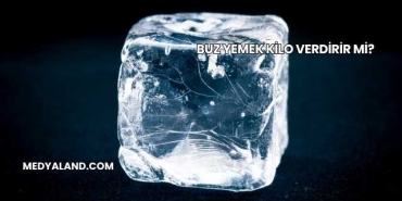Buz Yemek Kilo Verdirir mi?