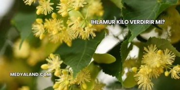 Ihlamur Kilo Verdirir mi?