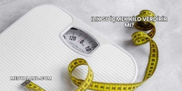 Ilık Su İçmek Kilo Verdirir mi?