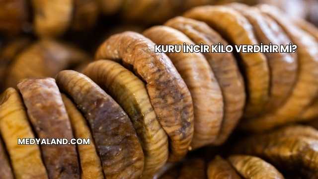 Kuru İncir Kilo Verdirir mi?