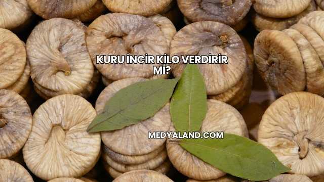 Kuru İncir Kilo Verdirir mi?