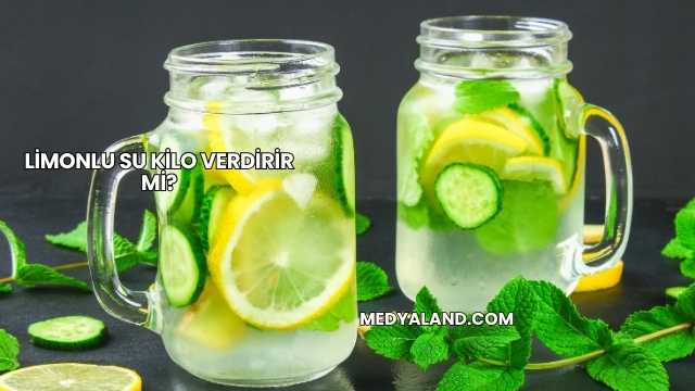 Limonlu Su Kilo Verdirir mi?