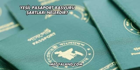 Yeşil Pasaport Başvuru Şartları Nelerdir?