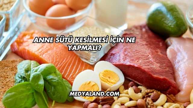 Anne Sütü Kesilmesi İçin Ne Yapmalı?