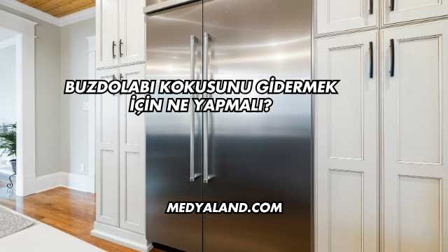 Buzdolabı Kokusunu Gidermek İçin Ne Yapmalı?