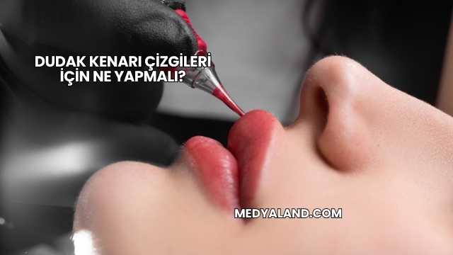 Dudak Kenarı Çizgileri İçin Ne Yapmalı?