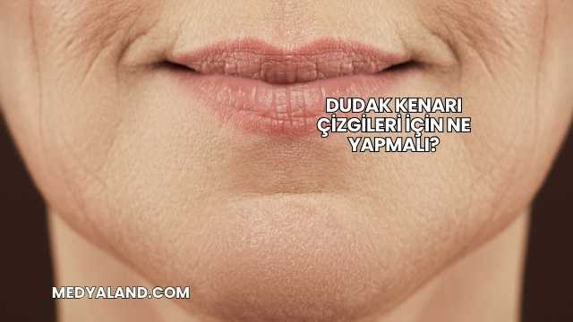 Dudak Kenarı Çizgileri İçin Ne Yapmalı?