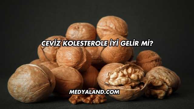 Ceviz Kolesterole İyi Gelir mi?