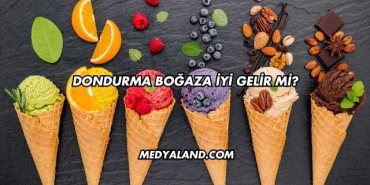 Dondurma Boğaza İyi Gelir mi?