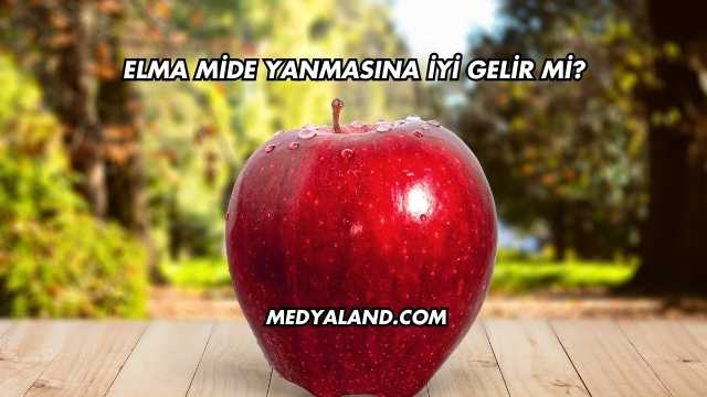 Elma Mide Yanmasına İyi Gelir mi?
