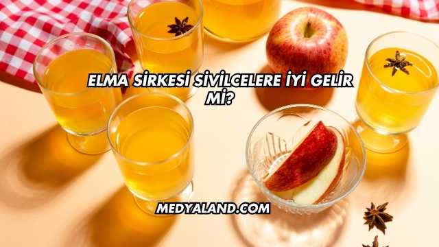 Elma Sirkesi Sivilcelere İyi Gelir mi