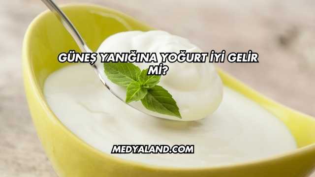 Güneş Yanığına Yoğurt İyi Gelir mi?