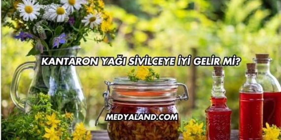 Kantaron Yağı Sivilceye İyi Gelir mi?