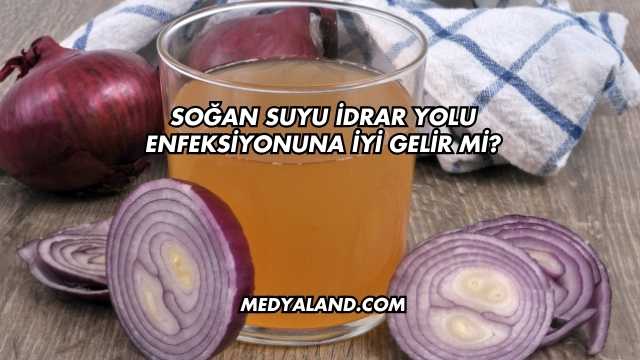 Soğan Suyu İdrar Yolu Enfeksiyonuna İyi Gelir mi