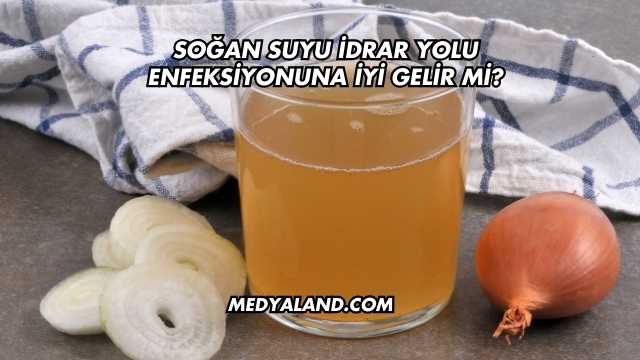 Soğan Suyu İdrar Yolu Enfeksiyonuna İyi Gelir mi