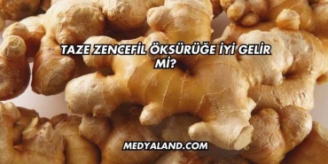 Taze Zencefil Öksürüğe İyi Gelir mi?
