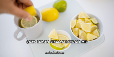 Çaya Limon Sıkmak Faydalı mı?