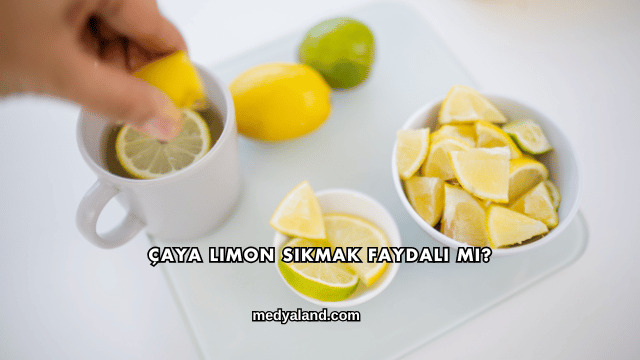 Çaya Limon Sıkmak Faydalı mı?