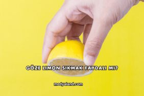 Göze Limon Sıkmak Faydalı mı?