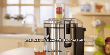 Katı Meyve Sıkacağı Faydalı mı?