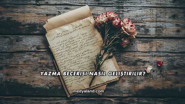 Yazma Becerisi Nasıl Geliştirilir?