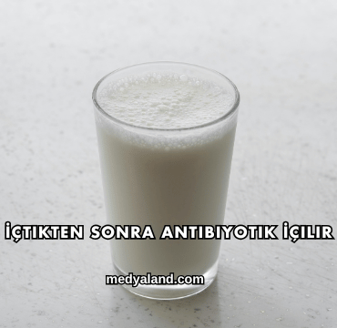 Süt İçtikten Sonra Antibiyotik İçilir mi?