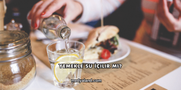 Yemekle Su İçilir mi?