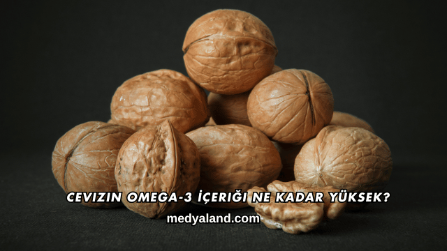 Cevizin Omega-3 İçeriği Ne Kadar Yüksek?